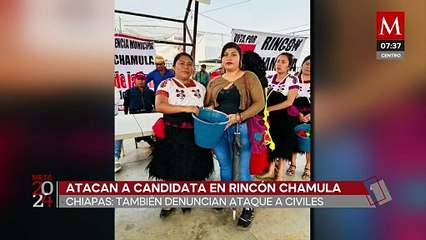 Atentan contra María de la Luz Hernández, candidata de Morena en Rincón Chamula, Chiapas