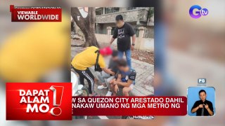 Dating pulis, arestado sa pagbebenta ng nakaw na motor (May 20, 2024) | Dapat Alam Mo!