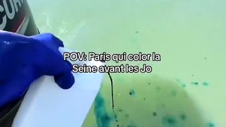 Du colorant bleu dans la Seine ? Ces images qui affolent la Toile
