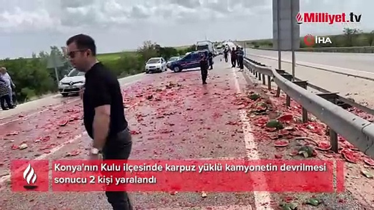 Feci kazada karayolu kırmızıya boyandı! 2 kişi yaralandı