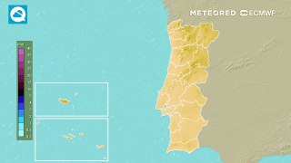 Primeiros dias desta semana com aguaceiros, por vezes fortes, nalgumas zonas de Portugal