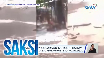 Lalaki, patay sa saksak ng kapitbahay dahil umano sa nakawan ng mangga | Saksi