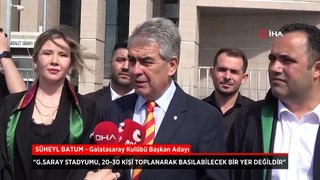 Galatasaray başkan adayı Süheyl Batum'dan Ali Koç'a cevap!