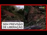 Deslizamento de terra interdita rodovia em Santa Catarina