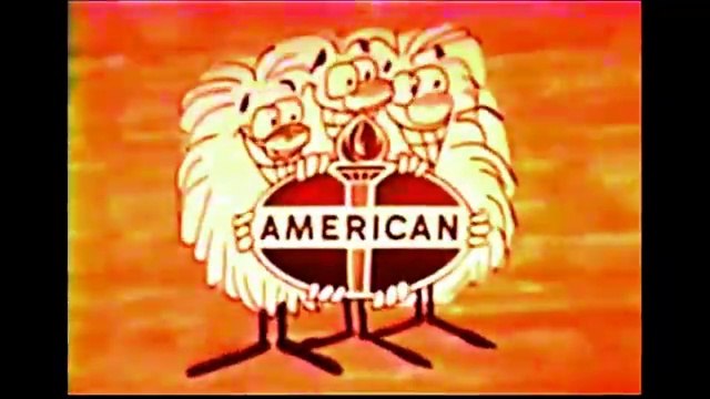 1960s American Oil tires animated TV commercial (subsidiary of Standard Oil)