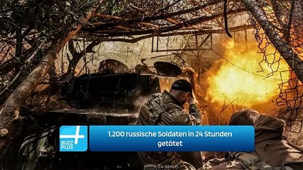 1.200 russische Soldaten in 24 Stunden getötet