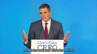 El presidente Pedro Sánchez exigió disculpas de Milei tras los ataques a la democracia española