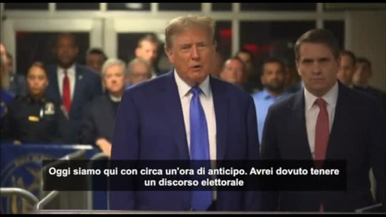 Trump torna in tribunale: ingiusto essere qui e non a fare campagna