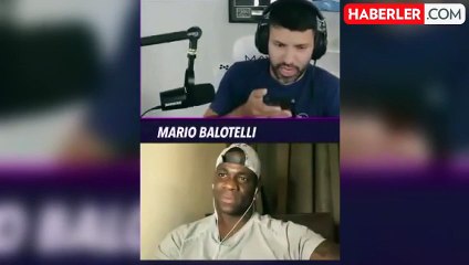 Bu iyiliği babası yapmaz! Agüero, Balotelli için canlı yayında transfer görüşmesi yaptı