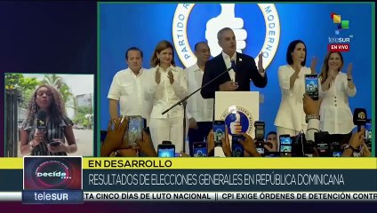 Скачать видео: Con el 57.51% Luis Abinader resultó vencedor en los comicios presidenciales