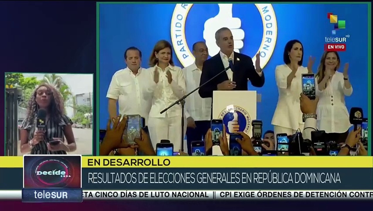 Con el 57.51% Luis Abinader resultó vencedor en los comicios presidenciales