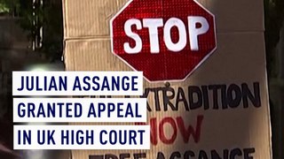 Julian Assange granted appeal in UK High Court