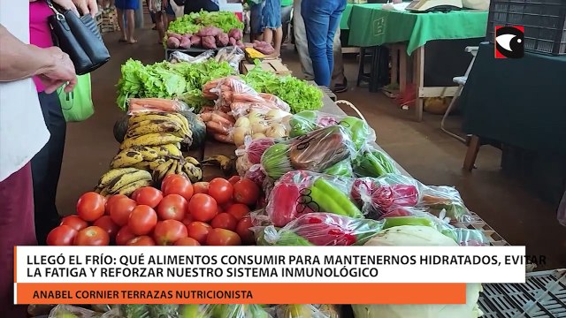Llegó el frío qué alimentos consumir para mantenernos hidratados, evitar la fatiga y reforzar nuestro sistema inmunológico