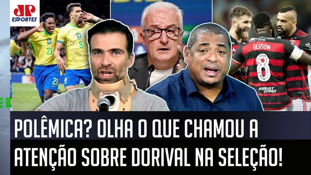 ISSO NÃO TEM EXPLICAÇÃO! E DESANIMA o cara, pô! O Dorival... OLHA o que CHAMOU ATENÇÃO na Seleção!