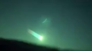 Video del meteorito cayendo entre España y Portugal