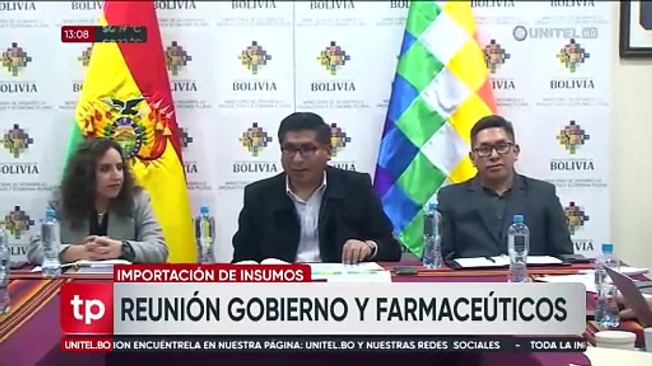 Gobierno compromete a farmacéuticas mesas técnicas y gestiones con la banca privada para la dotación de dólares