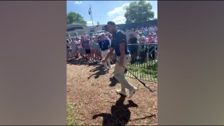 Bryson DeChambeau tossed a ball to a kid and a grown man swiped it from him: furious reaction