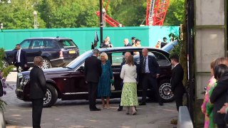 King and Queen attend the Chelsea Flower Show