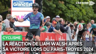 Liam Walsh, vainqueur du Paris-Troyes 2024, s'est exprimé à notre micro après la course