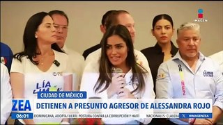 Detienen al presunto agresor de Alessandra Rojo de la Vega