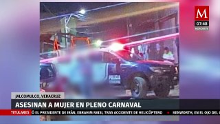 Asesinan a balazos a una mujer en carnaval de Jalcomulco, Veracruz
