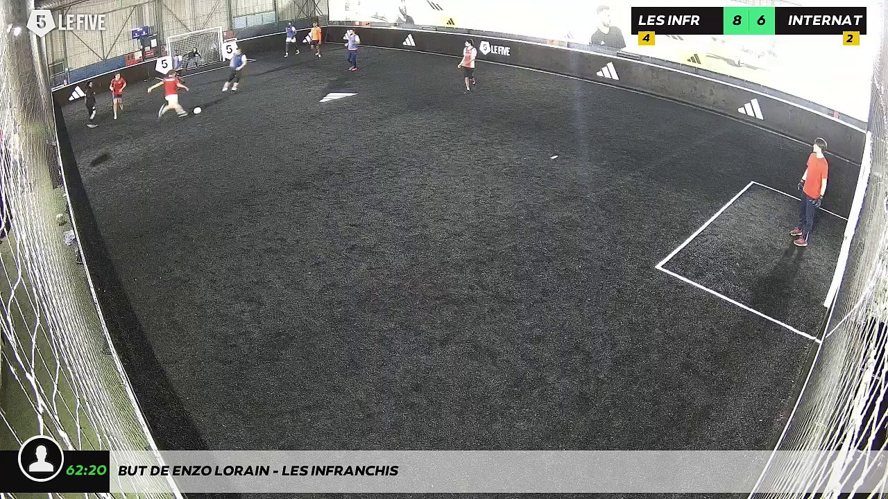 But de Enzo Lorain - LES INFRANCHIS