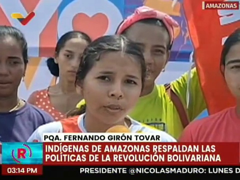 Amazonas | Comunidades indígenas ratifican su apoyo al Presidente Nicolás Maduro