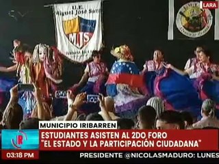 Estudiantes del edo. Lara participan en el 2do foro "El Estado y la Participación Ciudadana"
