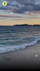 Blue and White Natural Beach Wave Motivational Quotes Video