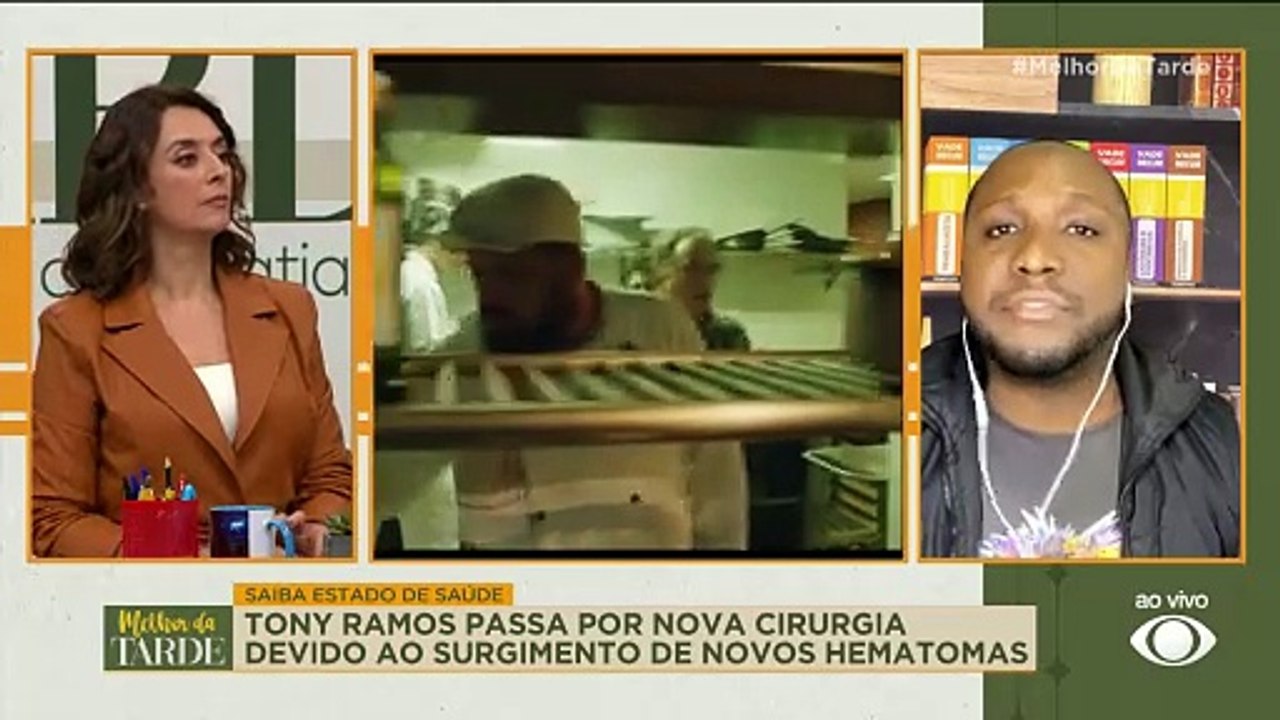 Ator Tony Ramos passa por nova cirurgia |Melhor da Tarde