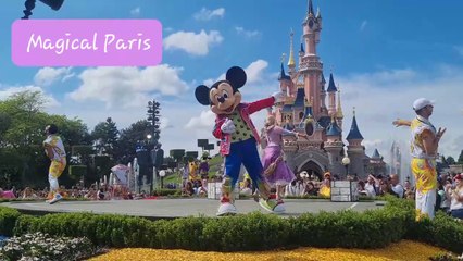 DISNEYLAND Paris, A Million Splashes of Colour, nouvelle parade, 2024