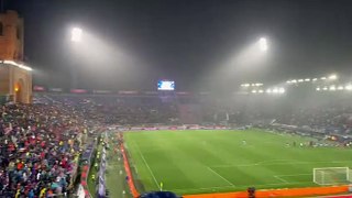 Bologna Juventus, il video dei cori allo stadio prima del match