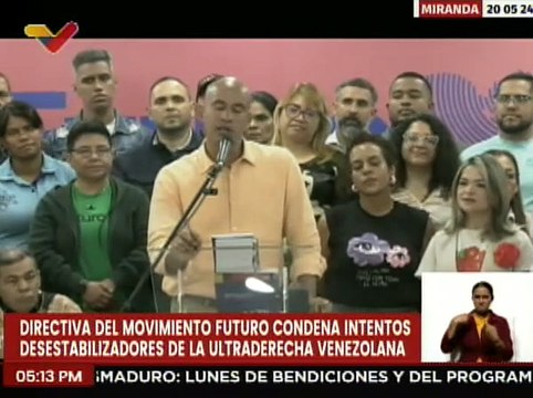 Movimiento Futuro repudia los intentos desestabilizadores de la oposición venezolana