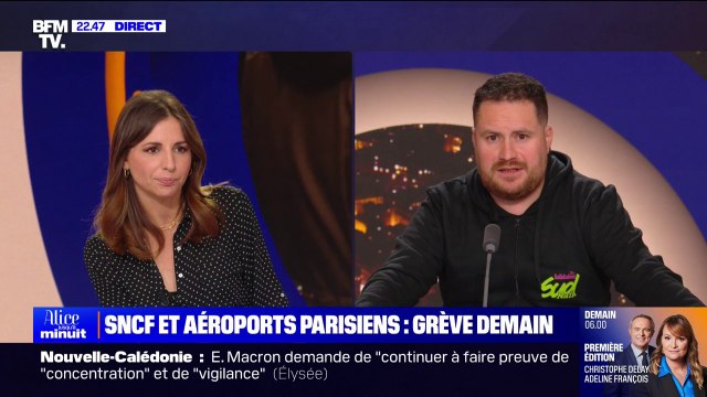 Grève à la SNCF: La mobilisation sera très forte , assure Julien Troccaz (secrétaire fédéral Sud Rail)