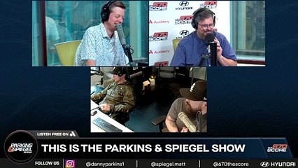 Spiegs shares his favorite moment from Parkins' cameo on national TV