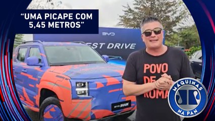 João Anacleto faz um test drive na BYD Shark | MÁQUINAS NA PAN