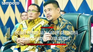 Bobby Nasution Resmi Jadi Kader Gerindra Sekaligus Daftar Bacalon Pilgub Sumut