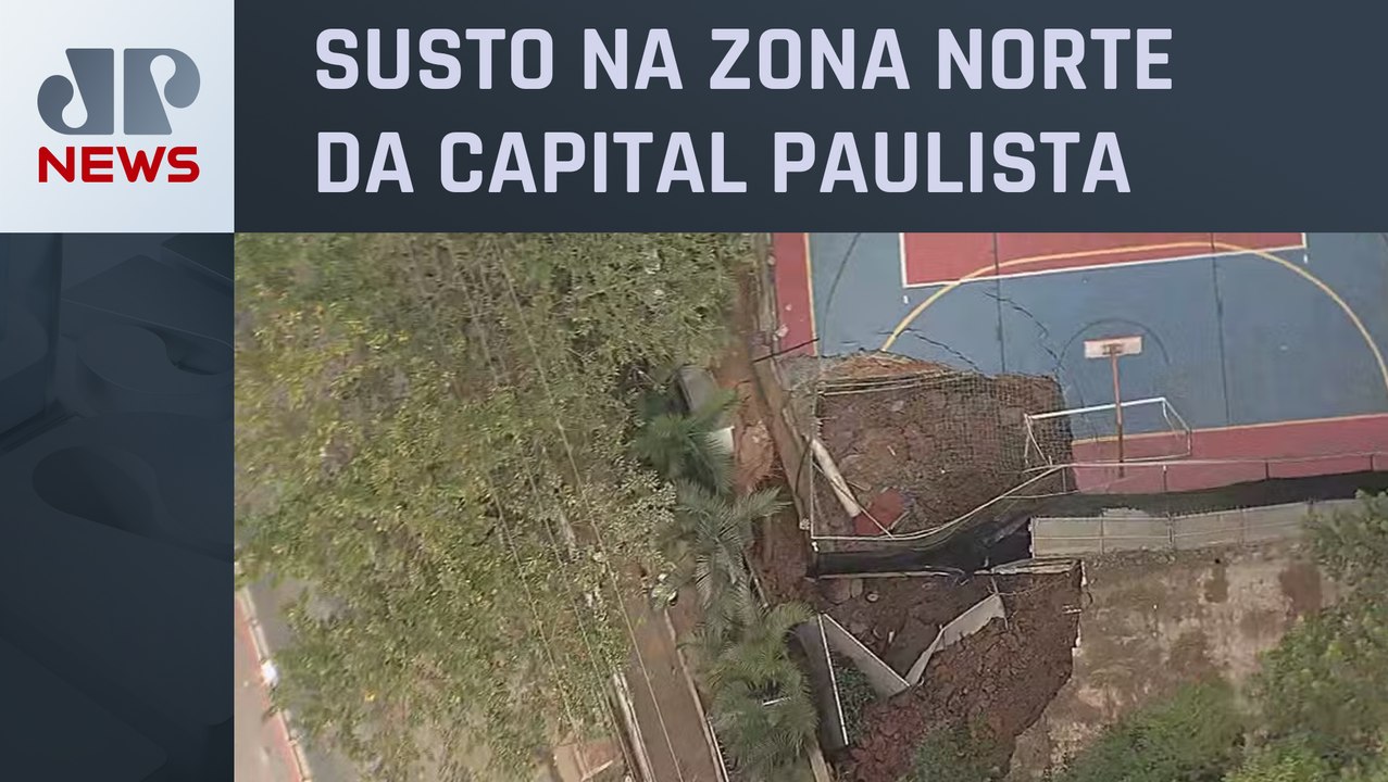 Obras do Metrô de SP abre cratera em quadra de condomínio