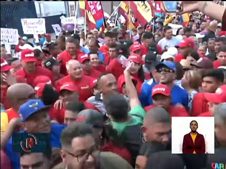 Caracas | Habitantes de la parroquia San Agustín marchan en respaldo al Pdte. Nicolás Maduro