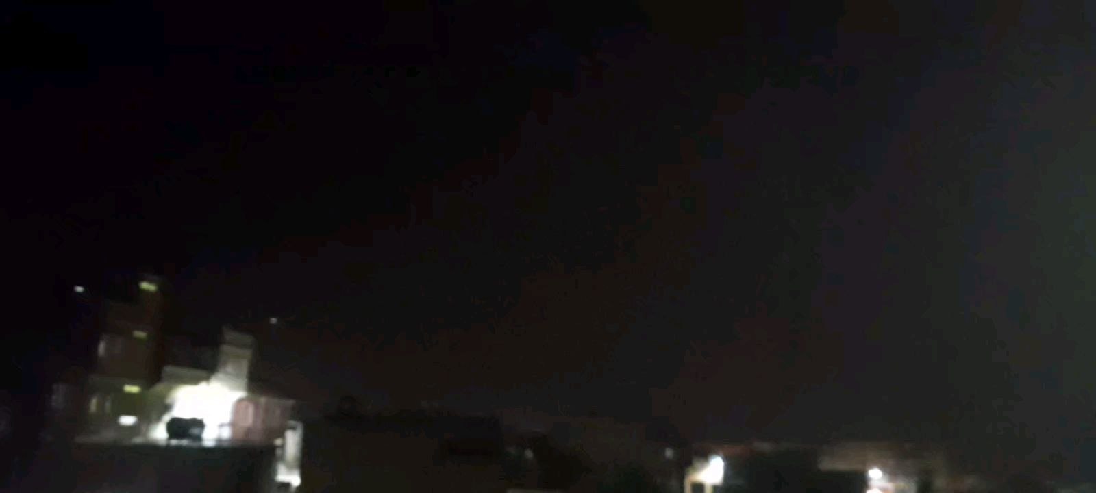 éclair et tonnerre à Arris wilaya de Batna