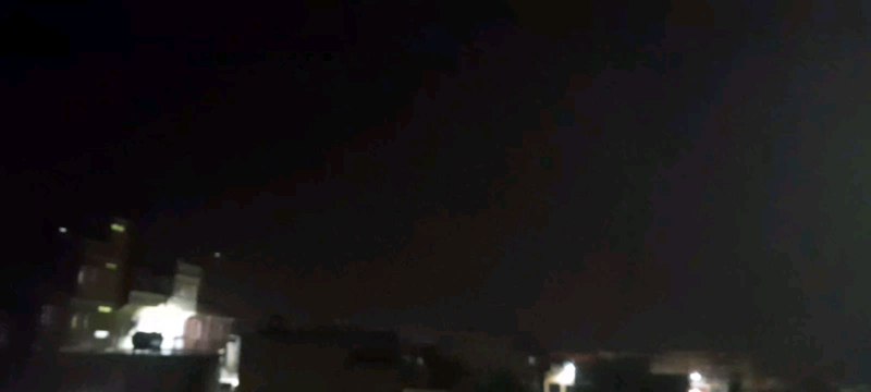 éclair et tonnerre à Arris wilaya de Batna