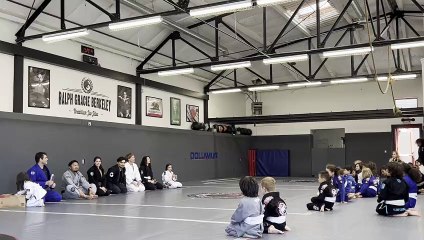 Nam getting his gray belt.