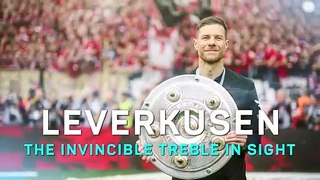 Bayer Leverkusen: two games from unbeaten treble
