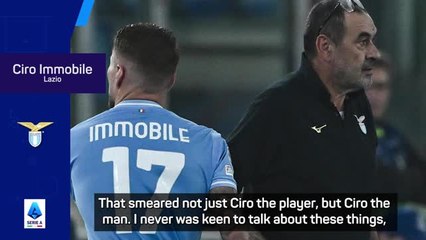 Don't blame me for Sarri's exit - Lazio's Immobile