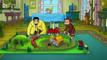Train Time  Curious George Kids Cartoon  Kids Movies Videos for Kids