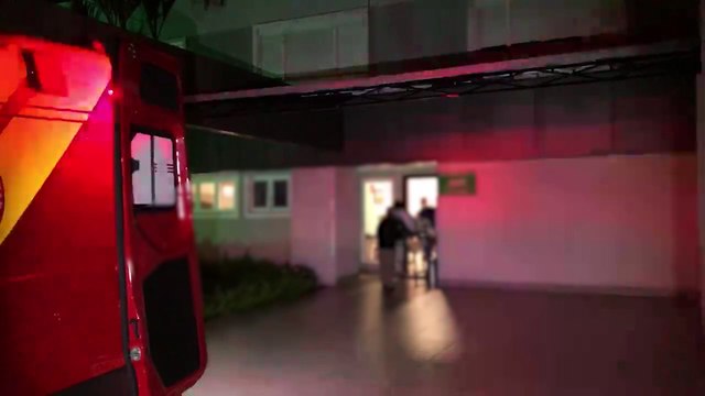 Idoso sofre queda em abrigo e recebe atendimento dos Bombeiros