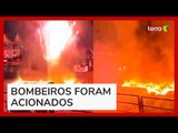 Dez pessoas ficam feridas após explosão de fogos em evento na Bahia
