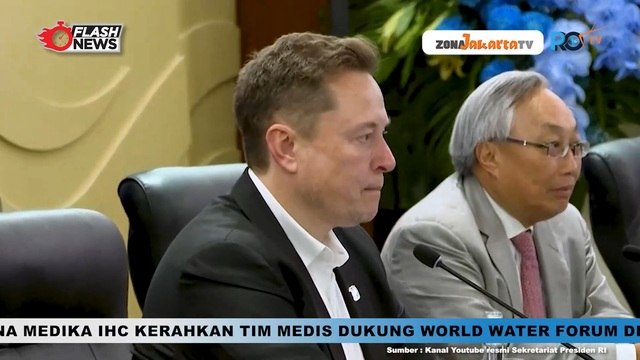ELON MUSK TEMUI PRESIDEN JOKOWI BAHAS INVESTASI STARLINK DI INDONESIA