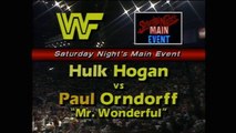 Paul Orndorff vs. Hulk Hogan - 9/13/1986 - Saturday Night's Main Event - WWF