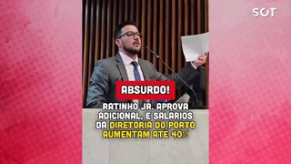 “Ratinho Jr. aprova adicional, e salários da diretoria do Porto aumentam até 40%”, denuncia Arilson